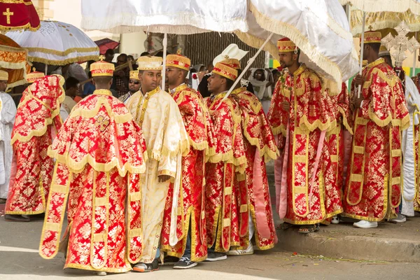 Timket, de Ethiopische orthodoxe viering van Driekoningen — Stockfoto