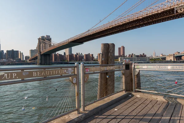 Ponte di Brooklyn New York — Foto Stock