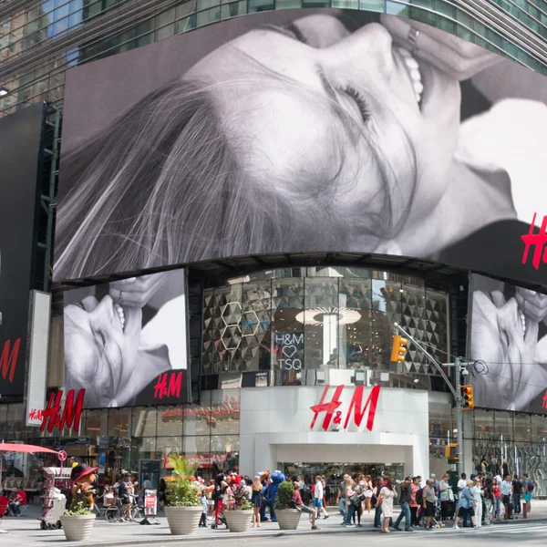 Obří billboardy Times Square — Stock fotografie