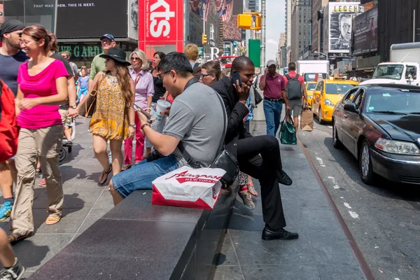 ニューヨークの繁華街 — ストック写真