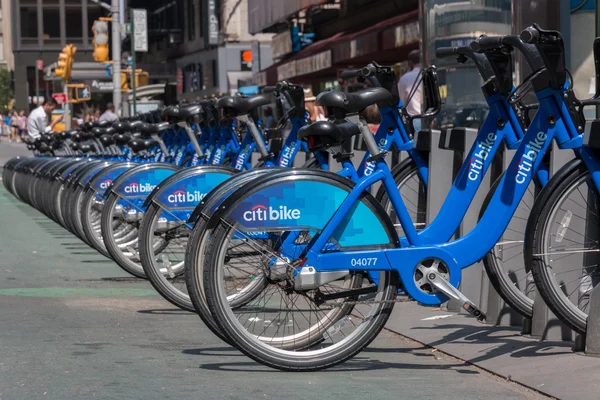 Bicicletas da cidade para alugar — Fotografia de Stock