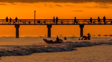fort myers Beach günbatımı