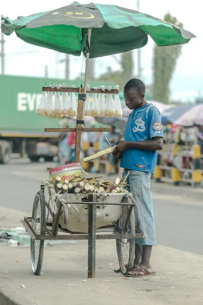 Vendedores de rua de Dar Es Salaam — Fotografia de Stock