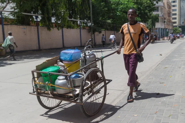 Straatverkopers van Dar Es Salaam — Stockfoto