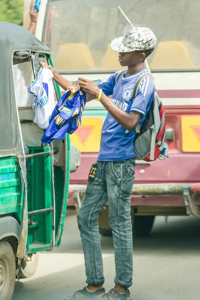 Vendedores de rua de Dar Es Salaam — Fotografia de Stock