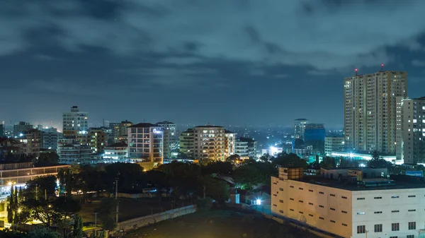 Downtowm Dar Es Salaam de noche —  Fotos de Stock