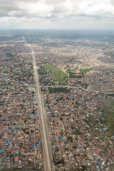 Dar Es Salaam havadan görünümü — Stok fotoğraf