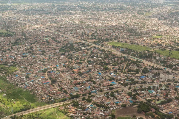 Dar Es Salaam havadan görünümü — Stok fotoğraf