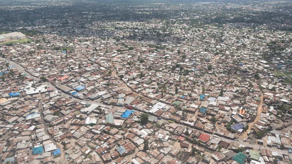Letecký pohled na Dar Es Salaamu — Stock fotografie