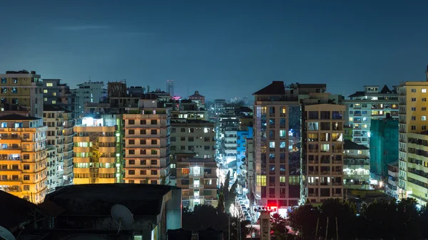 Downtowm Dar Es Salaam de noche —  Fotos de Stock