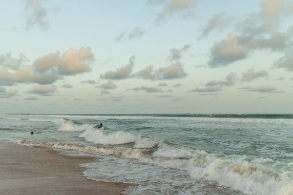 Maandag middag op Obama strand, Cotonou — Stockfoto