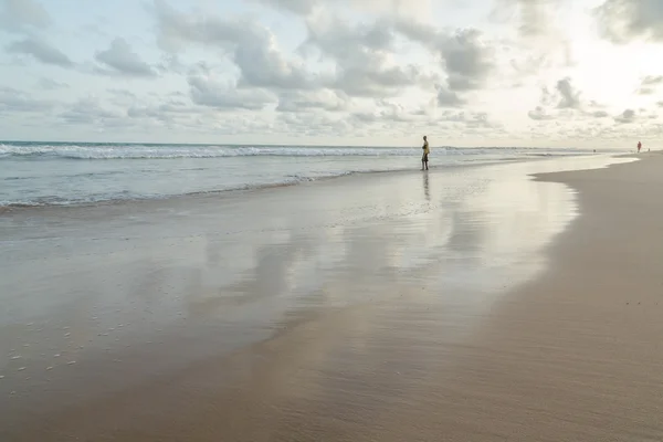 Maandag middag op Obama strand, Cotonou — Stockfoto