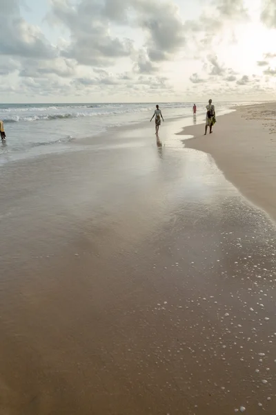 Segunda-feira à tarde em Obama Beach, Cotonou — Fotografia de Stock