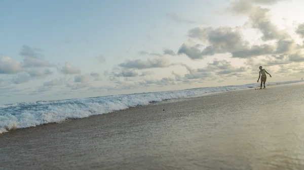 Maandag middag op Obama strand, Cotonou — Stockfoto