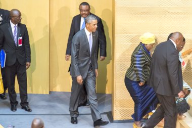 U.S. President Barack Obama makes his first presidential visit t