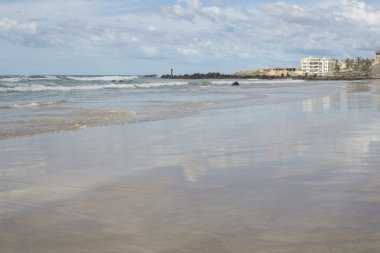 Plaj Dakar kıyıları boyunca