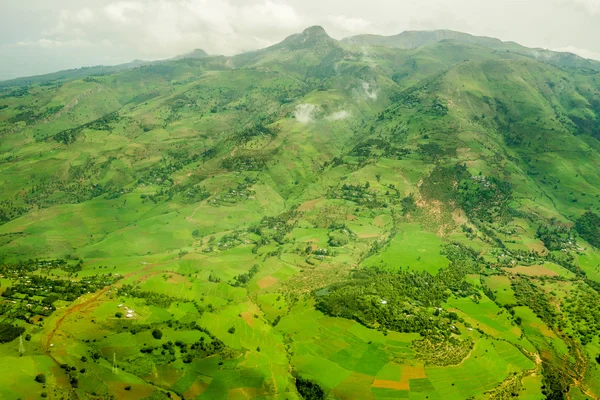 Addis Ababa çevreleyen Highlands