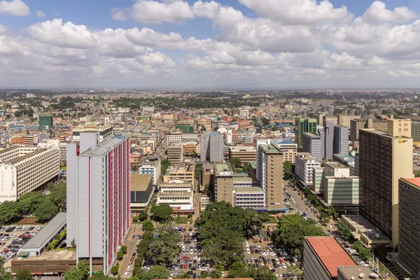 Vista aérea de Downtowm Nairobi —  Fotos de Stock