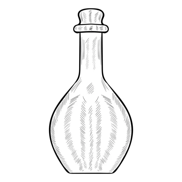 Bottle, mortar, set artb — стоковый вектор