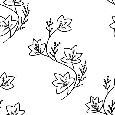 Calumba, dikişsiz b-w ww dd bitkisel isol