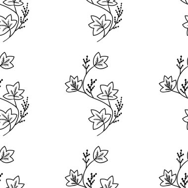 Calumba, dikişsiz b-w dd ww ww bitkisel isol