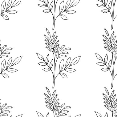 Acı ağaç, dikişsiz b-w dd ww bitki