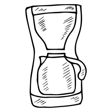 Kahve karalama sanatı 1 dd ww bitki izol