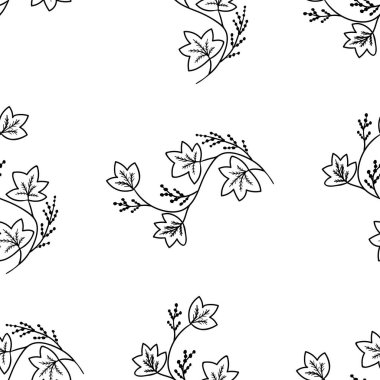 Calumba, dikişsiz b-w dd ww ww bitkisel isol