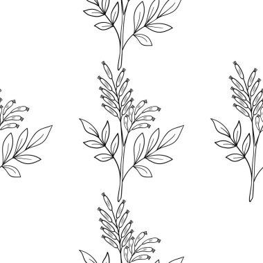 Acı ağaç, dikişsiz b-w dd ww bitki