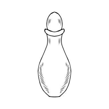 Şişeler, havan topu, karalama seti, orta boy ww