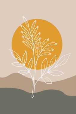 acı ahşap, soyut, poster, minimal dd ww bitki