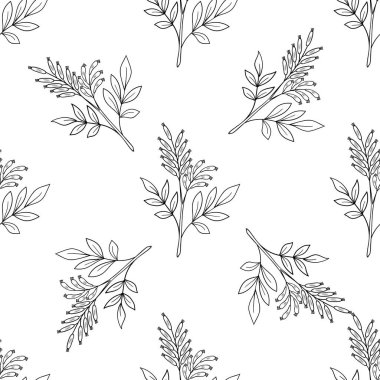 Acı ağaç, dikişsiz b-w dd ww bitki