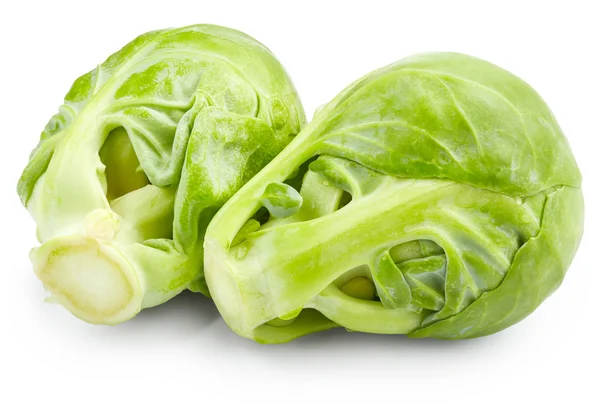 Brussels sprouts isolated on white background — Stock Photo, Image