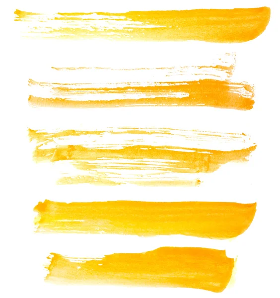 Set of paint strokes — Stock Photo, Image