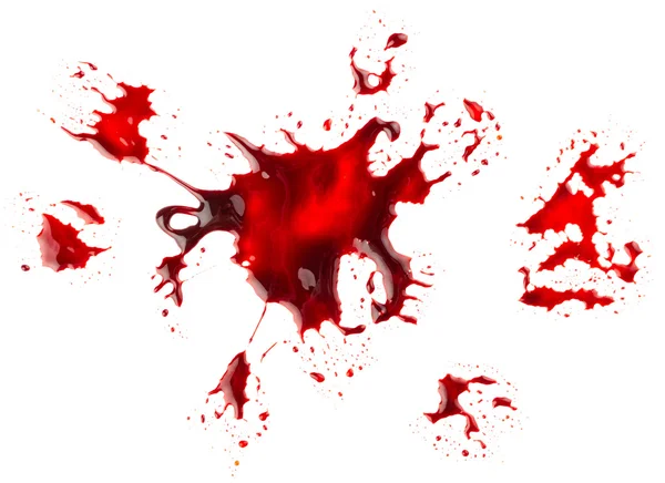 큰 빨간 Bloodstain — 스톡 사진