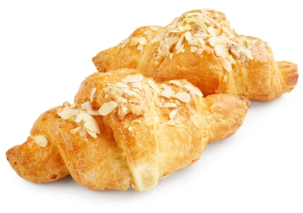 Fresh sweet croissants — Stock Photo, Image