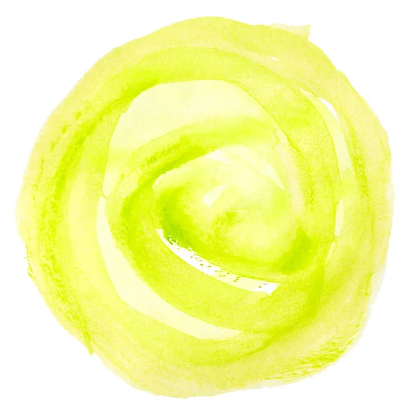 Círculo verde pintado —  Fotos de Stock