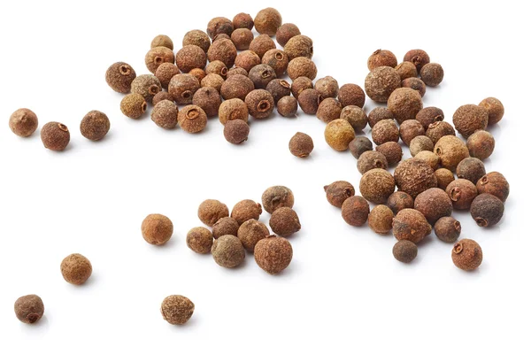 Dry allspice on white — Stock Photo, Image