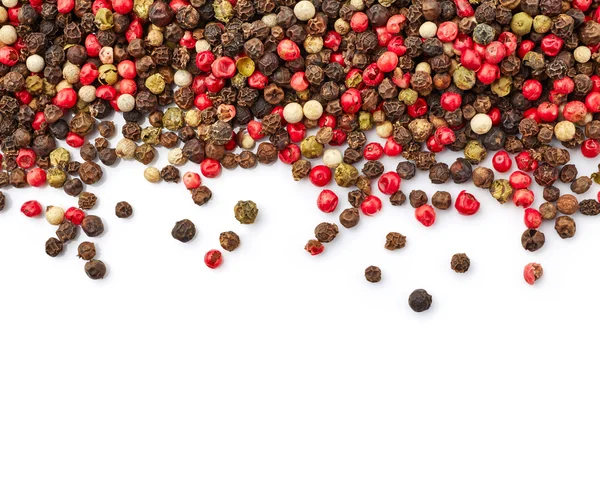 Pepper mix on white — Stock Photo, Image