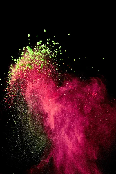 Abstract splashes of bright paint — Stock Photo, Image