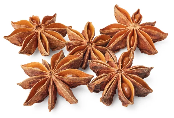 Star anise isolated on  background — Stock Photo, Image