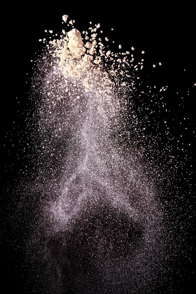 Splash of powder on  background — Stock Photo, Image