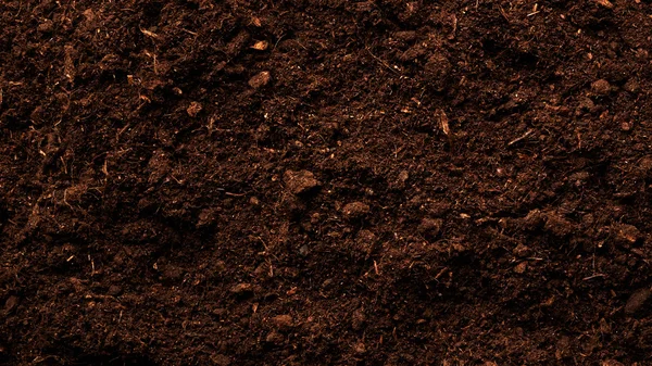 Dark Soil background — Stock Photo, Image