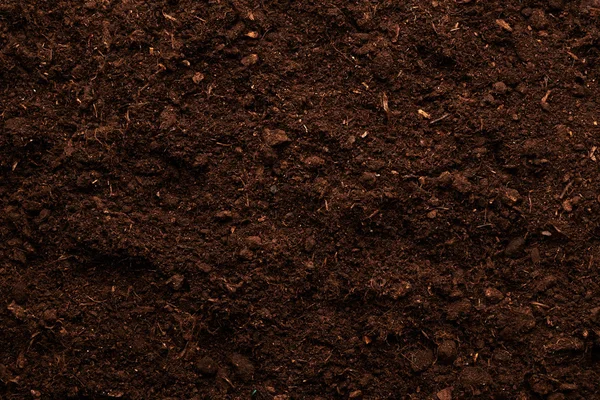 Dark soil background — Stock Photo, Image