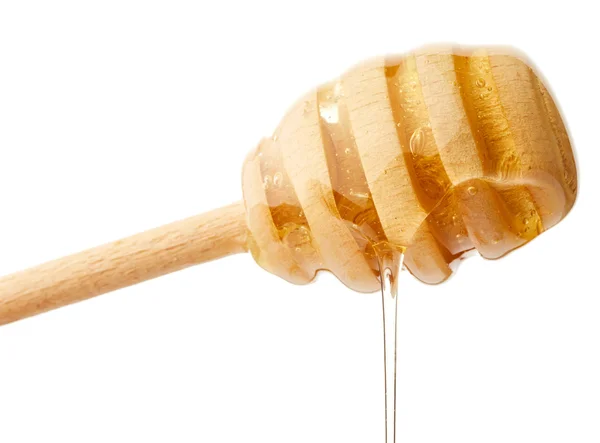 Palillo de miel de madera — Foto de Stock