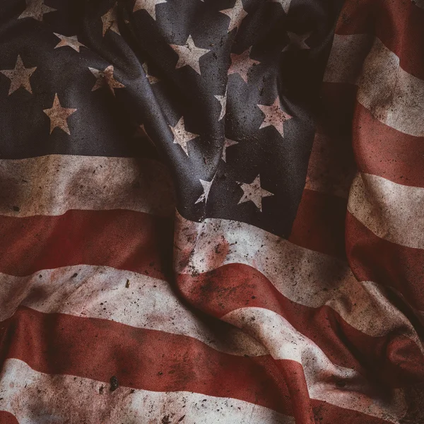 Grunge bendera Amerika — Stok Foto