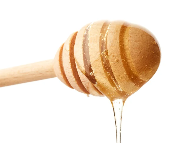 Hůl dřevěná medu — Stock fotografie