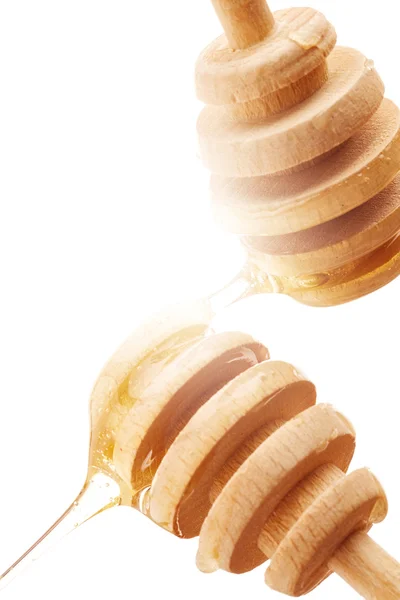 Tuffatori di miele di legno — Foto Stock