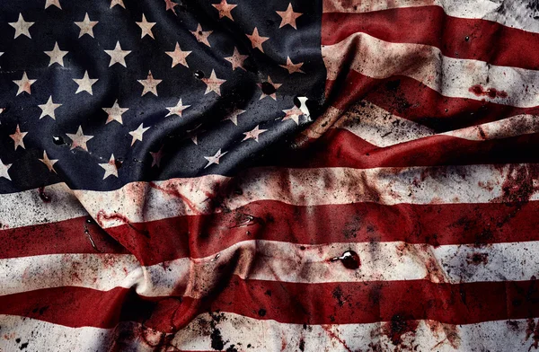 Grunge american flag — Stock Photo, Image