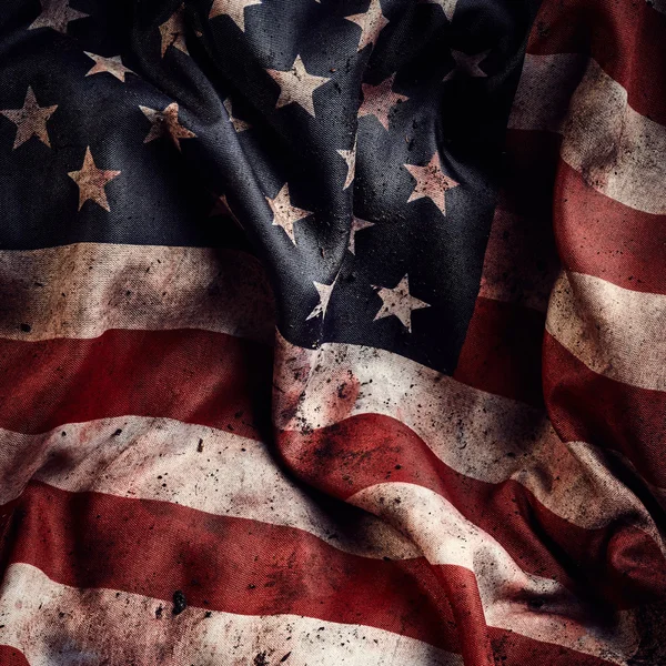 Grunge bandera americana — Foto de Stock